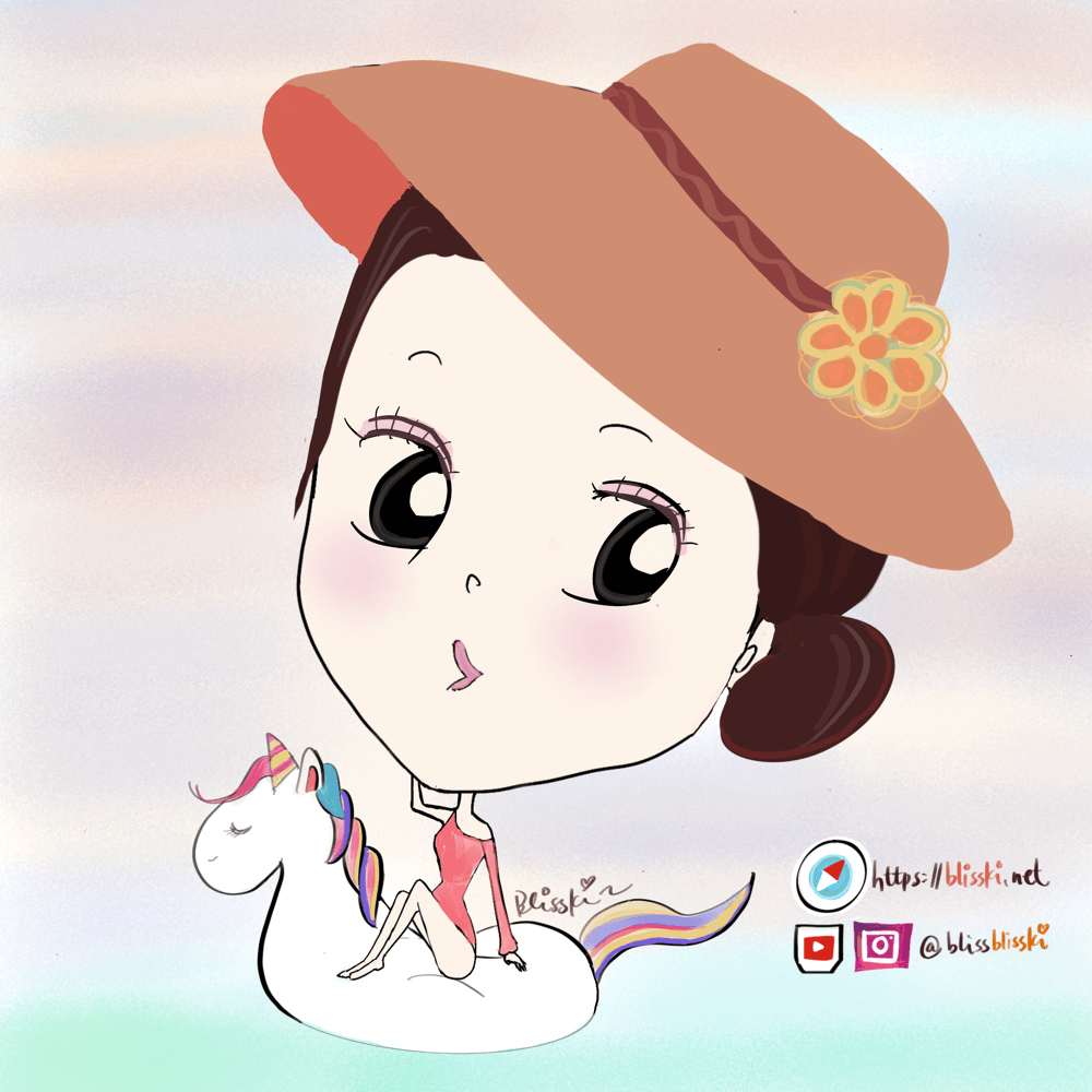 Sun is shining. Unicorn is smiling. 