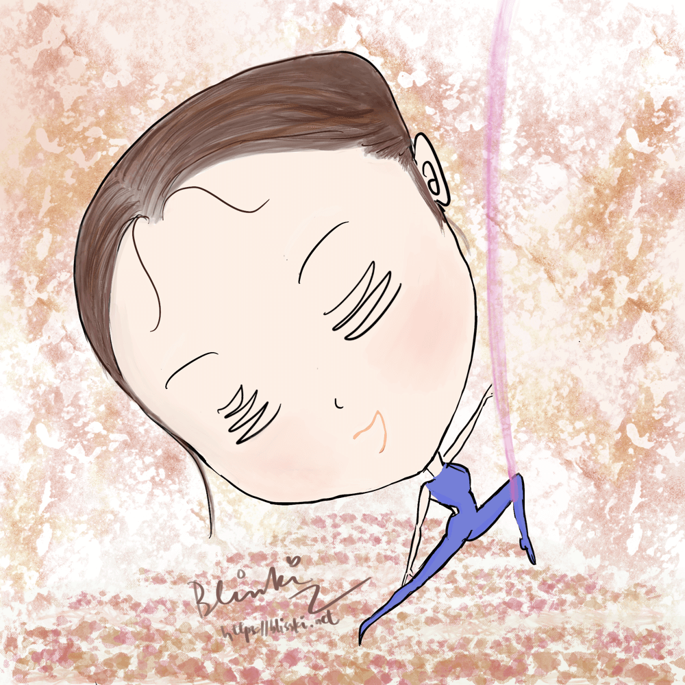 Yoga in Autumn leaves  