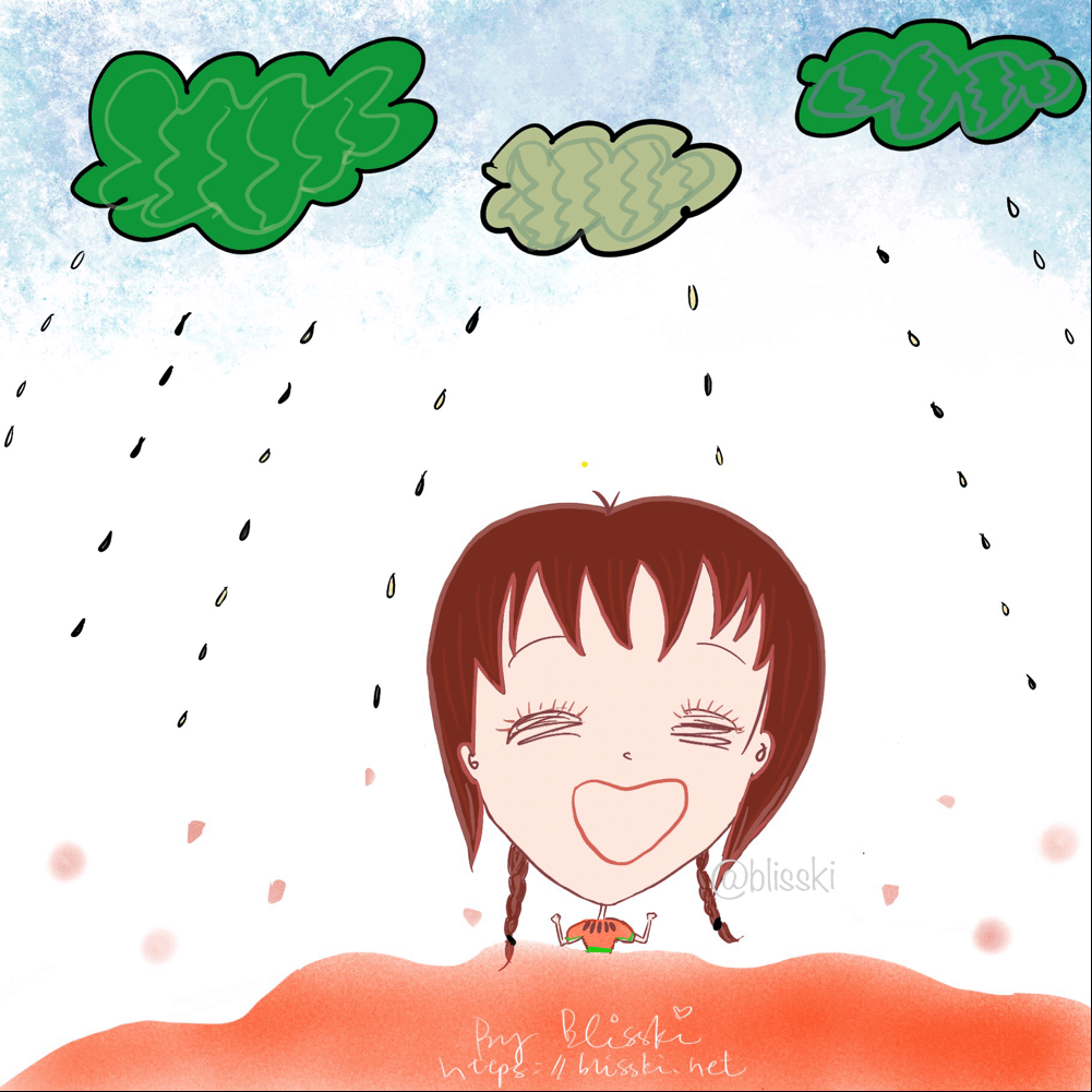 Watermelon Rain/ Hail