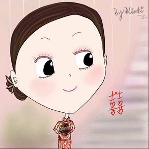 Chinese gown (Red Gwa)